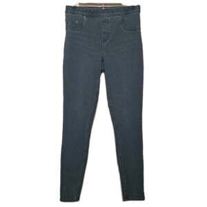 Spanx Denim Ankle Leggings Womens M Blue Dark Wash Jegging Jeans Pants Mid Rise